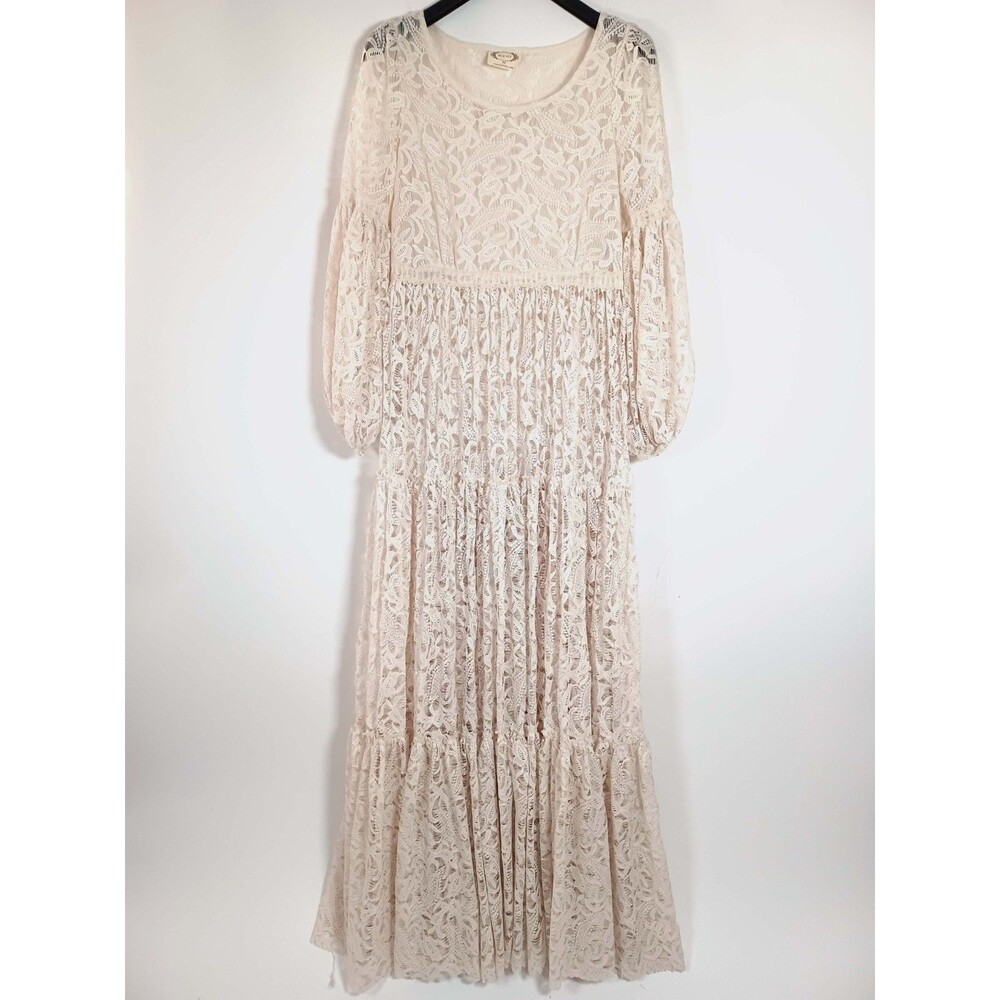 Mia Joy Dress Lace XS Prairie Western Cottagecore Wedding Ren Fair Prairie